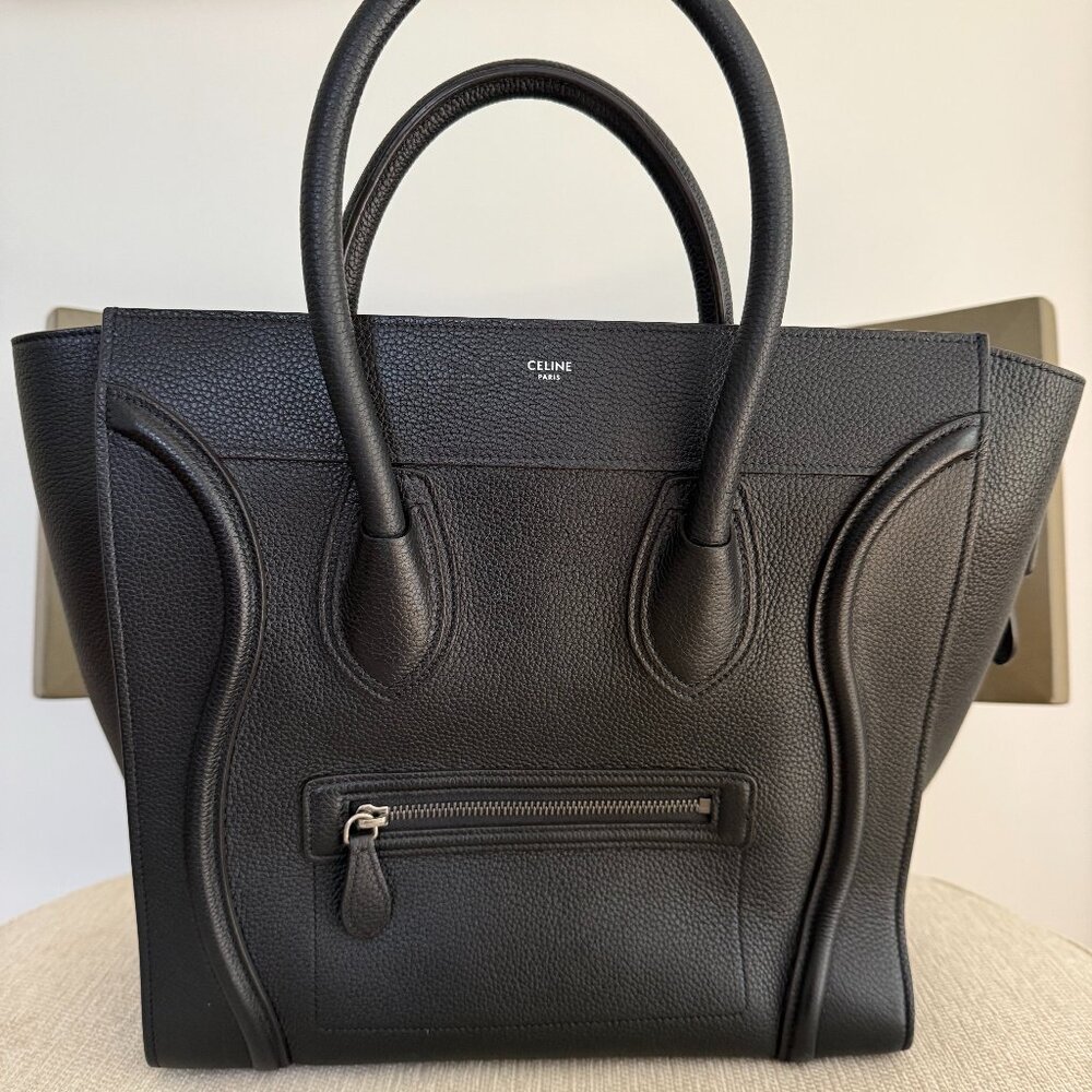 Celine Large Black Luggage Bag